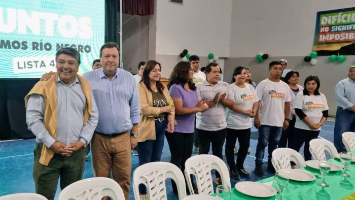 Comallo: Weretilneck acompaño a Hermosilla en el lanzamiento de su candidatura