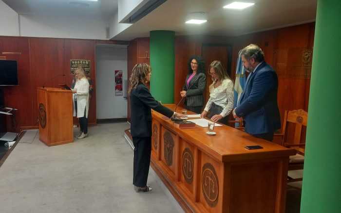 Denise Gattoni juró como jueza de Paz titular de Valcheta