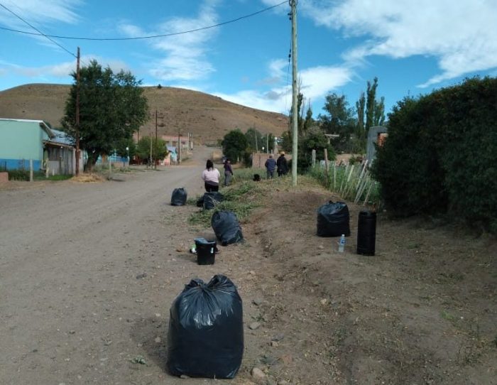 Ñorquinco: el municipio trabaja en espacios verdes