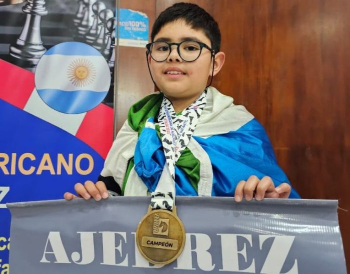 El Cuy: Con tan solo 8 años, es Campeón de Ajedrez