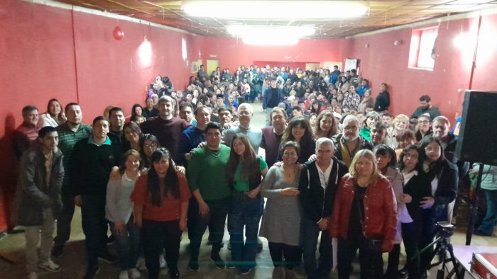 Jacobacci: un multitud acompaño el lanzamiento de José Mellado