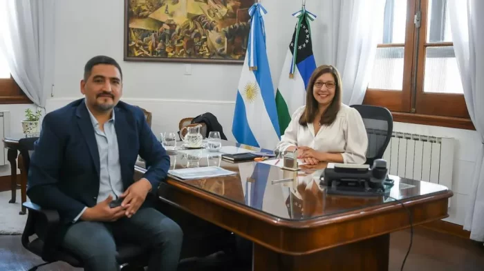 Ramos Mexia: La Gobernadora recibió al intendente Nelson Quinteros