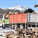 Plan Calor: el 70% de la asistencia de leña ya llegó a familias rionegrinas leña nieve