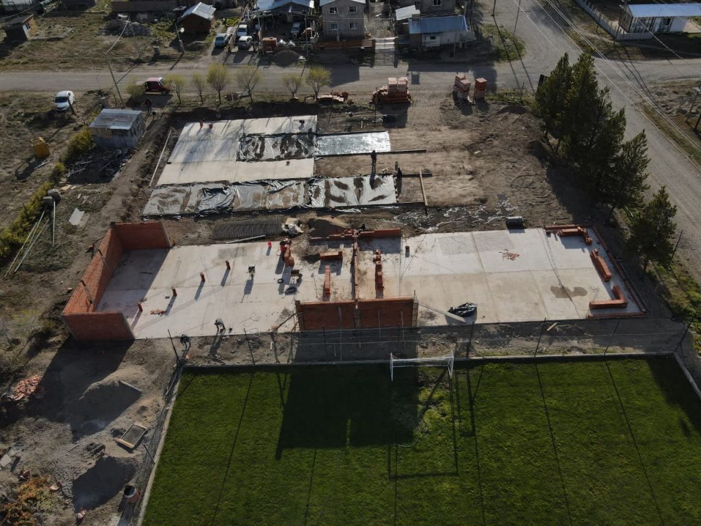 Avanza el nuevo Playón Polideportivo Municipal de Pilcaniyeu