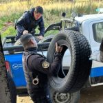 Seguridad entrega más de 1800 cubiertas nuevas para reforzar flota policial cubiertas