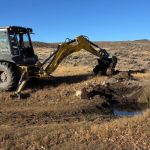 Región Sur: se continúa con los trabajos de limpieza y mejoramiento de aguadas limpiezas