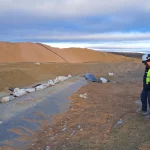 Ambiente supervisó avances de obra y controles en Calcatreu calcatreuvnvvl