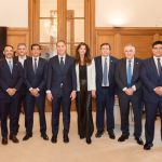 Weretilneck participó de la asunción de Diego Santilli gobernns