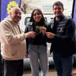 Ganó la camioneta 0 km del Patagonia Telebingo y se la regaló a su hija camionetagdj